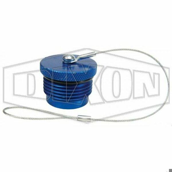 Dixon DQC VEP Dust Plug, 1-1/4 in Nominal, Aluminum, Domestic 10VEPDP-A